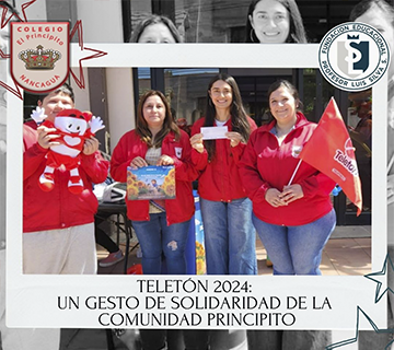 TELETÓN 2024: UN GESTO DE SOLIDARIDAD DE LA COMUNIDAD COLEGIO EL PRINCIPITO 🌟