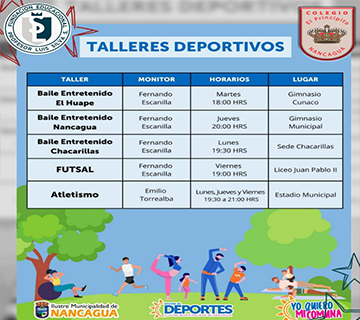 TALLERES MUNICIPALES⚽